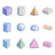 thumbnail image 3 of Juego de bloques de formas geométricas, manipuladores de sólidos geométricos 3D, bloques de patrón transparente para preescolar, útiles escolares para, 3 of 10