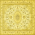 thumbnail image 1 of Ahgly Company Indoor Square Persian Yellow Traditional Area Rugs, 8' Square, 1 of 4