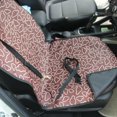 thumbnail image 1 of Pet Dog Rear Back Car Seat Cover Hammock Protector Cushion Waterproof Safety Mat Color:Front row of coffee clouds, 1 of 8