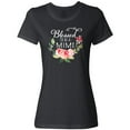 thumbnail image 3 of Inktastic Blessed to Be a Mimi with Pink Flowers Women's T-Shirt, 3 of 5