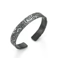 thumbnail image 1 of Pulsera de plata 99 con estampado de nubes abiertas para hombre, 1 of 2