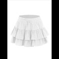 thumbnail image 3 of Shorts Holgados para Mujer, Estilo Bohemio, con Volantes, con Diseño de Mariposas en , Minifaldas de Cintura Alta, Shorts Casuales M, 3 of 10