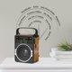 thumbnail image 2 of Radio AM FM portátil JEUJUG Bluetooth 5.0 5W Altavoz, 2 of 7