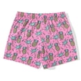 thumbnail image 5 of MADHERO Boy's 2 in 1 Swim Trunks with Liner Funny Printed Swim Shorts for Kids Pink Pineapple/Blue Duck 8, 5 of 7