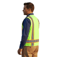 thumbnail image 4 of Zfeel Men Hi-Vis Reflective Safety Multi Pocket Vest, High Visibility Safety Mix Color Vest 6-Pack M, 4 of 5