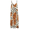 thumbnail image 4 of Leopard Print Pattern Sleeveless Dress Women's Luxury Party Dress Birthday Dresses for Women, 4 of 7