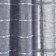 thumbnail image 2 of Lush Decor Navy Farmhouse Textured Grommet Sheer Window Curtain Set (84" x 38"), 2 of 5