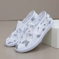 thumbnail image 2 of Casual Shoes for Women Ladies Floral Pattern Hollow Out Breathable Mesh Large Size Lightweight Non Shoes Walking Shoes, 2 of 9