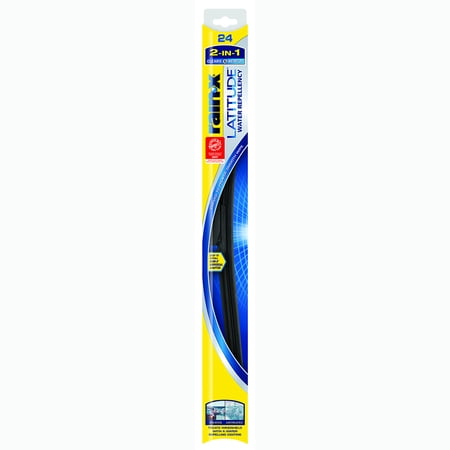 Rain-X Latitude Water Repellency 2-IN 1 Windshield Wiper Blade, 24 Inch Refill Replacement - 5079280-2 Rain-X Latitude Water Repellency 2-IN 1 Windshield Wiper Blade, 24 Inch Refill Replacement - 5079280-2
