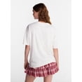 thumbnail image 3 of No Boundaries Washed Graphic Boyfriend Tee, Women's XXS-XXL, 3 of 5