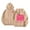 Khaki, variant on Oversized Puff Graphic Hoodies for Teens & Young Adults - Trendy Cute Preppy Y2K Long Sleeve Sweatshirts with Pockets(Red, XXXL)