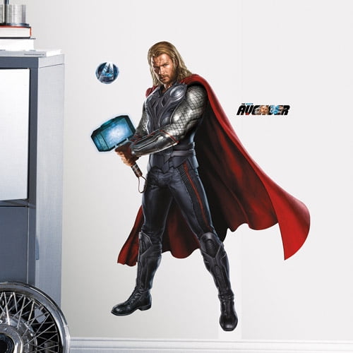 RoomMates Avengers Thor Peel & Stick Giant Wall Decal - Walmart.com