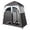 Brown, variant on WYDK 2 Room Shower Tent, 7.5 FT Instant Pop Up Shelter with Carrying Bag, Privacy Changing Room Tent,Perfect for Portable Toilet, Camping, Dressing, Outdoor Indoor, Easy Set Up.Dark Green