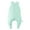Green, variant on Toddle Sleep Sack with Legs 12-24M (1T-2T) Ultra Soft Bamboo Wearable Blanket with Feets, 2-Way Zipper