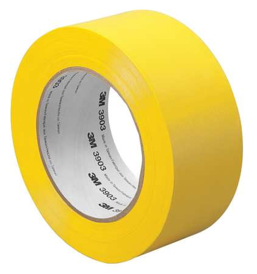 3M 1 5 50 3903 YELLOW Duct Tape 1 1 2 X 50 Yd 6 5 Mil Yellow Walmart