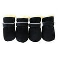 thumbnail image 2 of Warm Small Dog Snow Boots Waterproof Suede Puppy Cat Booties Anti-Skid Pet Winter Shoes, 2 of 5