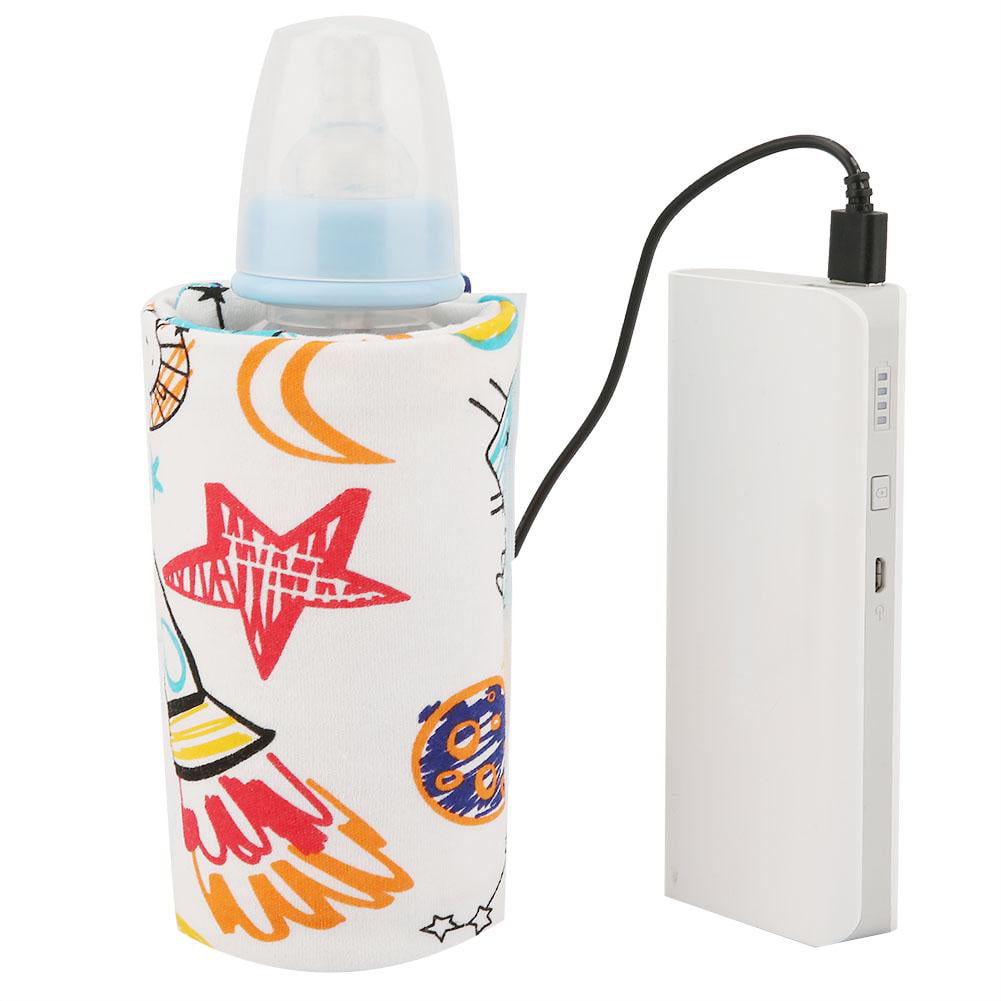 Portable USB Baby Milk Bottle Warmer Heater Storage Insulation Thermostat 