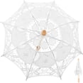 thumbnail image 1 of MasteelfCA Lace Umbrella Scene Props Lace Parasol Umbrella for Wedding Stage Performance Photography, 1 of 9