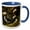 Blue/White, variant on 3drose, Horned Puffin, Lake Clark National Park, Alaska., 11oz Magic Transforming Mug