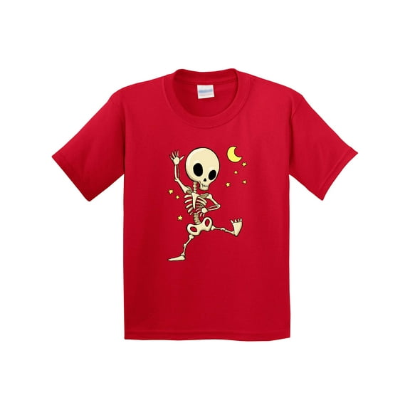 Inktastic Cute Dancing Skeleton Youth T-Shirt