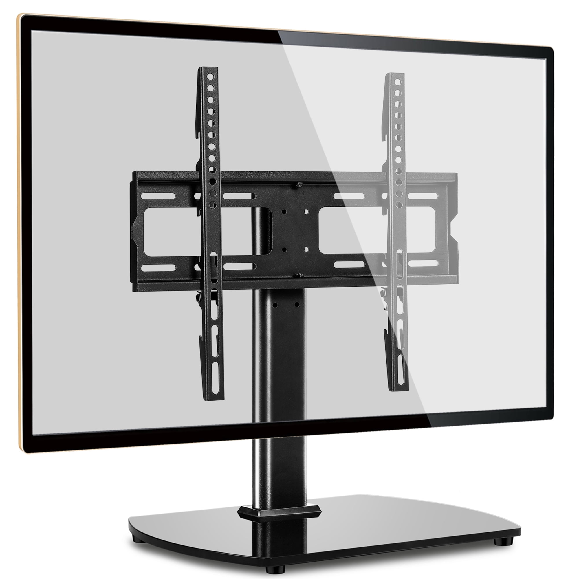Details about   Tabletop TV Stand Base with Swivel Mount for 27 32 37 40 42 46 50 55" TVs 