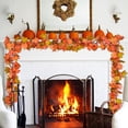 thumbnail image 3 of Goodwill 2 Pack Fall Garland Maple Leaf, 5.9Ft/Piece Hanging Vine Garland Artificial Autumn Foliage Garland Thanksgiving Decor for Home Wedding Fireplace Party, 3 of 7