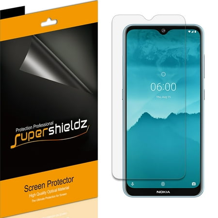 [6-Pack] Supershieldz for Nokia 6.2 Screen Protector, Anti-Bubble High Definition (HD) Clear Shield