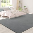 thumbnail image 4 of Alfombra FlyDoit de 213 x 305 cm, espuma viscoelástica gruesa, gris, para interiores, 4 of 9
