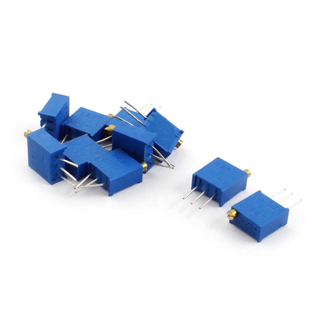 10pcs 3296W 50K Ohm Trimmer Potentiometers Multi-Turn PF Brand