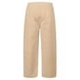thumbnail image 2 of Pantalones holgados transpirables de playa para hombre: diseño con pechera, color liso, estilo informal/de ocio, para todas las estaciones, 2 of 5