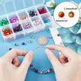 thumbnail image 2 of 1000pcs Glass Lampwork Beads for Jewelry Making Adults 10 Colors 4mm Beads DIY, 2 of 9