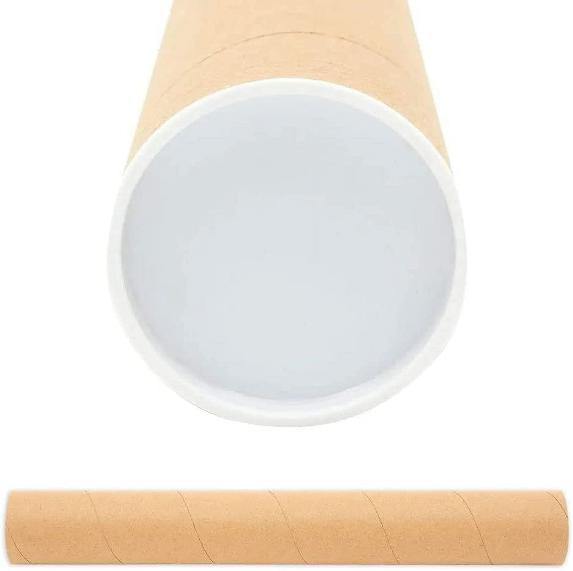 12PCS Mailing Tubes 2X12 Inch Cardboard Mailers Tube With Caps For  Packaging Posters For Mailing