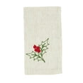 thumbnail image 4 of Saro Lifestyle 8076.N 14 x 20, 20 x 20 in. Embroidered Holly Placemats & Napkins, Natural - Set of 8, 4 of 5