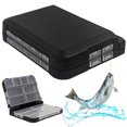 thumbnail image 4 of Accesorios para Aparejos Pesca Con Señuelos Caja Almacenamiento Cebo Doble Cara Caja Accesorios para Anzuelos Caja Plástico Caja Portátil para Aparejos Pesca (negro B), 4 of 9