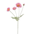 thumbnail image 5 of Artificial Poppy Flowers, Faux Poppy Stems with Leaves, Fake Poppies for Home Wedding Bouquet, Vase Decor, 5 of 6