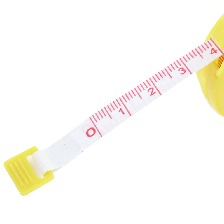 Soft Retractable Measuring Tape Kids Measurement Tape Toy For Body Cloth  Sewing Craft Tailor Fabric Measurements Tool Yellow1m