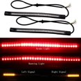 thumbnail image 4 of Soumake Flexible Motorcycle License Plate LED Light Tail Brake Stop Turn Signal Lamp, 4 of 8