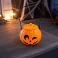 thumbnail image 5 of Gifts for Kids! Fwttom Halloween Candy Bucket - Holiday Trick or Treat Bucket, Portable Halloween Decorations Pumpkin Candy Bags for Kids, 5 of 7