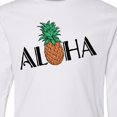 thumbnail image 4 of Inktastic Aloha- with pineapple Long Sleeve Youth T-Shirt, 4 of 5