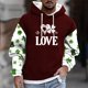 thumbnail image 1 of Sudadera con capucha para hombre, estilo informal, con estampado del Día de San Patricio, con cordón y manga larga, de poliéster., 1 of 5