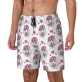 thumbnail image 2 of Daiia Cute Poodle Dog Mens Swim Trunks Swim Shorts Quick Dry Swim Shorts with Mesh Lining Pockets-Medium, 2 of 9
