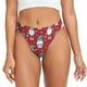 thumbnail image 1 of Balery Gnome And Snowflakes Tangas de Algodón para Mujer con Estampado – Ropa Interior Sexy, Transpirable, G-string-X-Large, 1 of 6