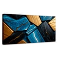 thumbnail image 1 of Cuadro Decorativo Canvas Abstracto Azul Marmoleado 120x60 Canvas Revolution, 1 of 3