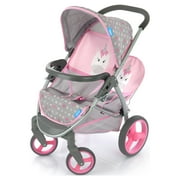 hauck Unicorn Malibu Toy Duo Twin Doll Stroller