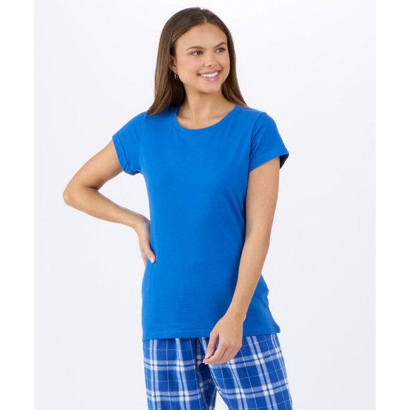 Boxercraft BW2104 Ladies Crewneck Tee-True Royal-S