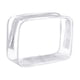 thumbnail image 4 of Neceser impermeable Bolsa de cosméticos transparente Bolsa de cosméticos portátil multipropósito reutilizable para mujeres y hombres Bolsa de embalaje Blanco Yinane Bolsas de maquillaje transparentes, 4 of 8