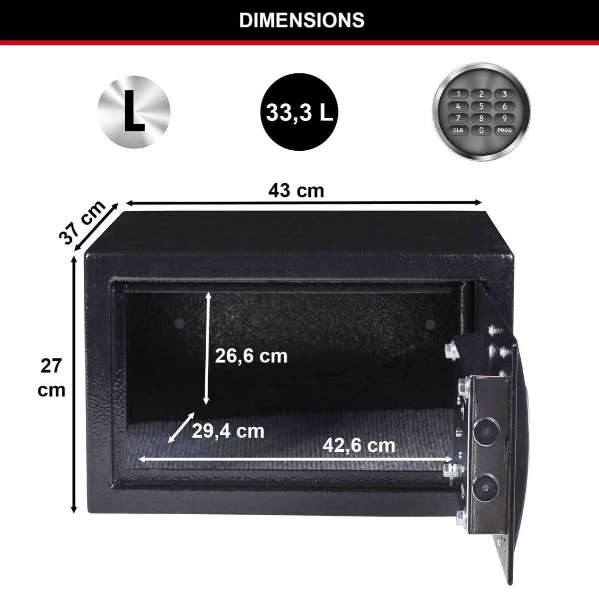 SentrySafe X125 Digital Security Safe with Electronic Lock photo 4
