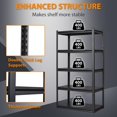thumbnail image 2 of STANI Garage Storage Shelves Heavy Duty, 3-Tier Metal Shelving Unit with Wheels, Large Capacity Storage Racks and Shelving, Utility Shelf Racks for Garage Kitchen Basement Warehouse, 2 of 8