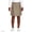 Khaki, variant on Girls Solid Pleated Skort Top of Knee