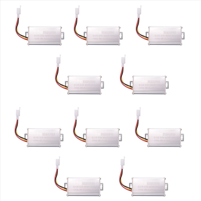 5X Transformador ElectróNico CC 36V 48V 60V 72V una 12V 10A Adaptador Convertidor de Bicicleta EléCtrica Transformador Descendente